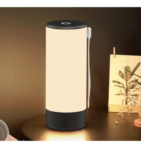 Modern Cordless Battery Operated Hotel Restaurant Outdoor Touch Control Camping Led Rechargeable Table Lamp
