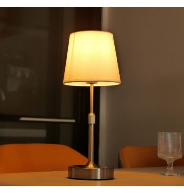Touch Sensor Bedside Night Lamp for Restaurant Hotel Bar Height Adjustable Rechargeable Table LED Lamp jl250066