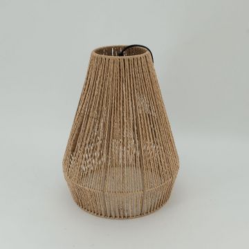 Classic Candlestick Wall-Mounted Outdoor Woven Paper Rope Lantern for home decor JL090035