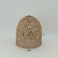 Classic Candlestick Wall-Mounted Outdoor Woven Paper Rope Lantern for home decor