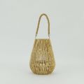 Classic Candlestick Wall-Mounted Outdoor Woven Paper Rope Lantern for home decor