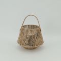 Classic Candlestick Wall-Mounted Outdoor Woven Paper Rope Lantern for home decor