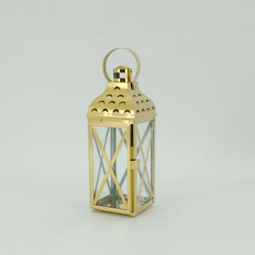 Metal Set of 3 Stainless Steel Candle Holder Lantern decorative Lantern For Home Decor JL050081