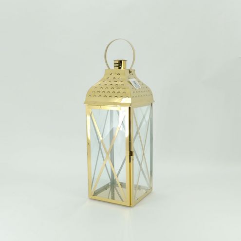 Metal Set of 3 Stainless Steel Candle Holder Lantern decorative Lantern For Home Decor