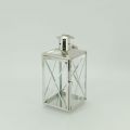 High Quality Stainless Steel Lantern Set of 2 Assorted with Clear Glass 
