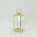 Handcrafted stainless steel lantern gold handcrafted floor decorative lantern 