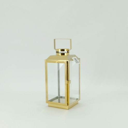 Handcrafted stainless steel lantern gold handcrafted floor decorative lantern 