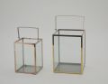 Many colors and shapes Lantern Vintage TeaLight Stand Candlestick Holder Wedding Deco glass metal candle holder