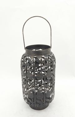 Metal Lantern Light Waterproof Outdoor Hanging Lantern Decorative for Garden Patio desk party JL012658
