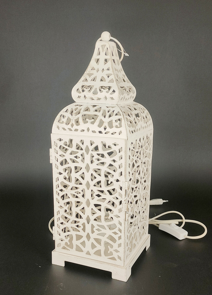 Handmade Morocco Modern Decorative Hollow Metal Outdoor Candle Lantern 148