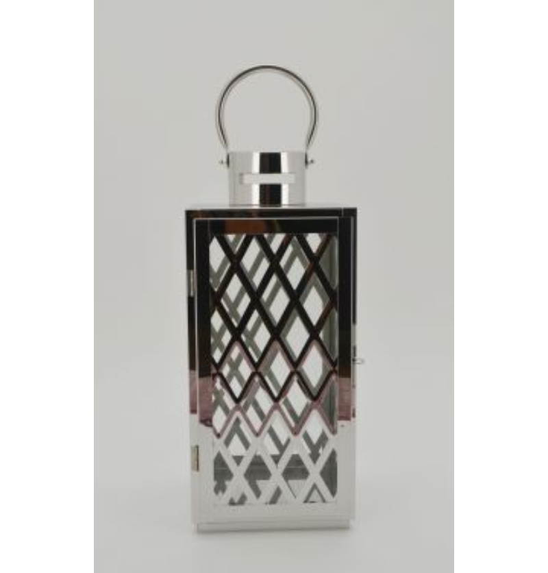 Metal Wedding Set of 3 Stainless Steel LED Candle Holder Lantern decorative Lantern For Home Decor Wedding JL070031