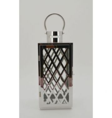 Metal Wedding Set of 3 Stainless Steel LED Candle Holder Lantern decorative Lantern For Home Decor Wedding JL070031