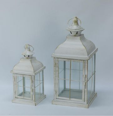  Quiet European Glow &ndash; Simple Iron Lantern with Clear Glass for Candlelight Moments at Home & in the Garden